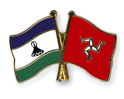 Fahnen Pins Lesotho Isle-of-Man