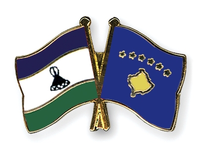Fahnen Pins Lesotho Kosovo