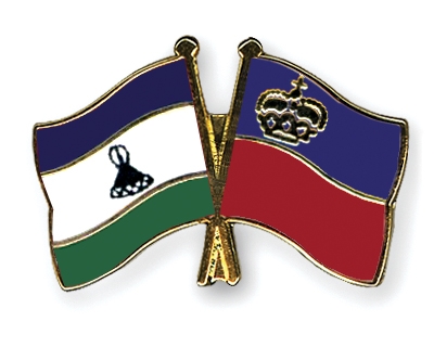 Fahnen Pins Lesotho Liechtenstein