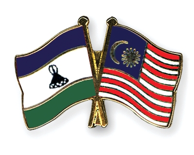 Fahnen Pins Lesotho Malaysia