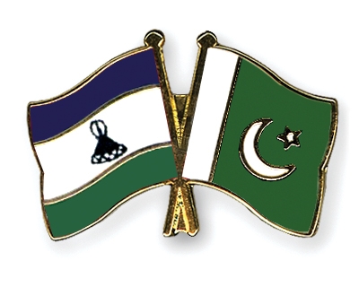 Fahnen Pins Lesotho Pakistan