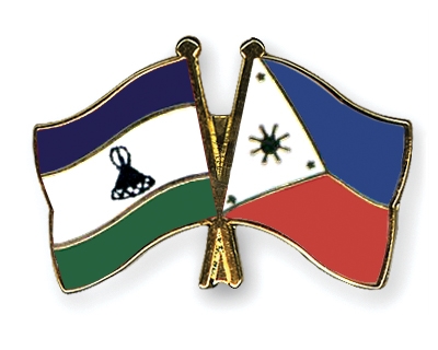 Fahnen Pins Lesotho Philippinen