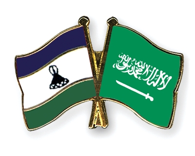 Fahnen Pins Lesotho Saudi-Arabien