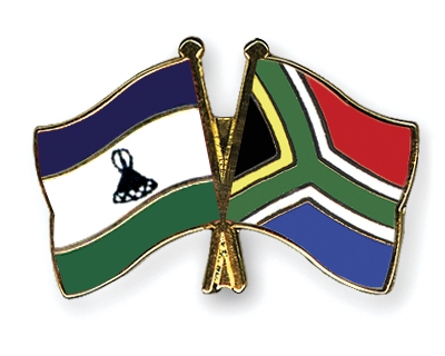 Fahnen Pins Lesotho Sdafrika