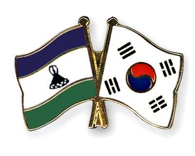 Fahnen Pins Lesotho Sdkorea