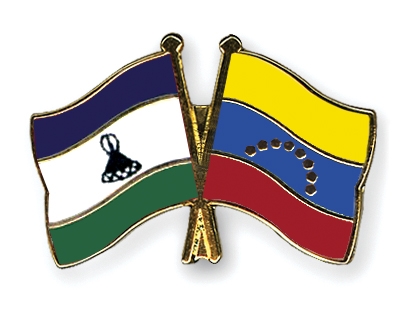 Fahnen Pins Lesotho Venezuela