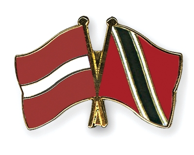 Fahnen Pins Lettland Trinidad-und-Tobago
