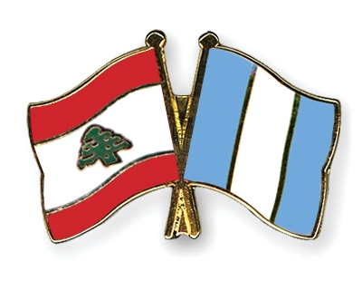 Fahnen Pins Libanon Guatemala