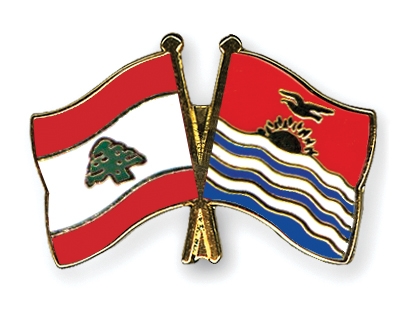 Fahnen Pins Libanon Kiribati