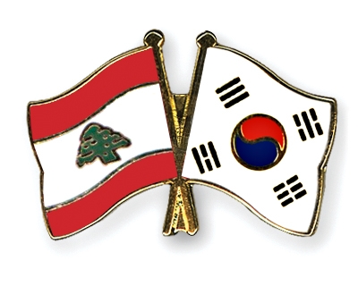 Fahnen Pins Libanon Sdkorea