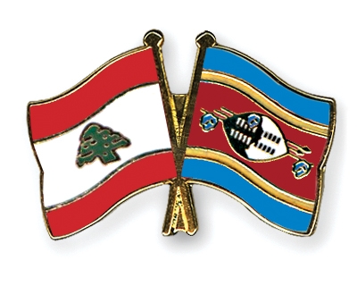 Fahnen Pins Libanon Swasiland