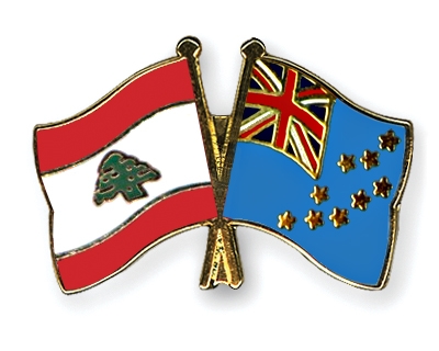 Fahnen Pins Libanon Tuvalu