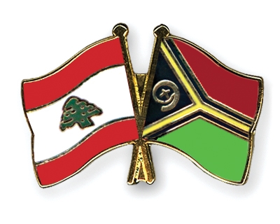 Fahnen Pins Libanon Vanuatu