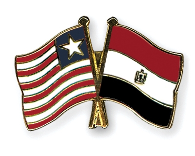 Fahnen Pins Liberia gypten