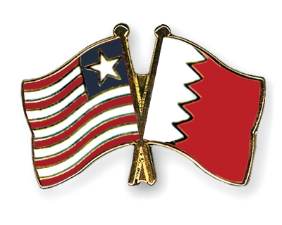 Fahnen Pins Liberia Bahrain