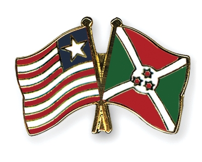 Fahnen Pins Liberia Burundi