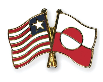 Fahnen Pins Liberia Grnland