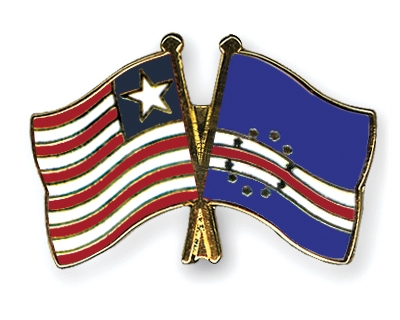 Fahnen Pins Liberia Kap-Verde