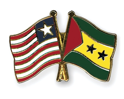 Fahnen Pins Liberia Sao-Tome-und-Principe