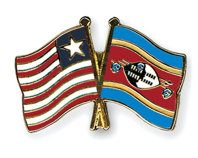 Fahnen Pins Liberia Swasiland