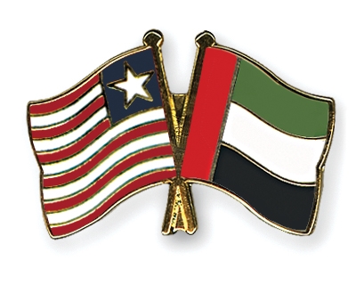 Fahnen Pins Liberia Ver-Arab-Emirate