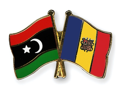 Fahnen Pins Libyen Andorra