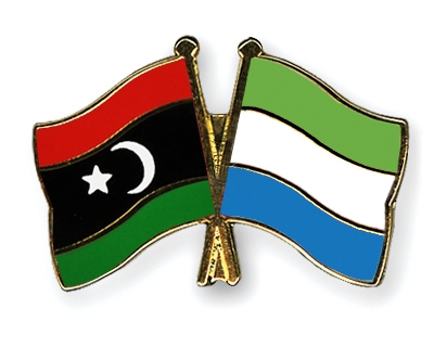 Fahnen Pins Libyen Sierra-Leone