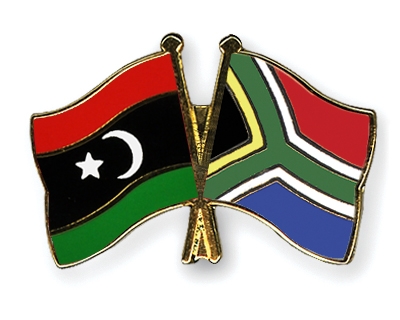 Fahnen Pins Libyen Sdafrika