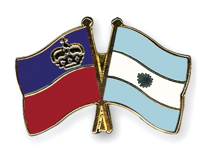 Fahnen Pins Liechtenstein Argentinien