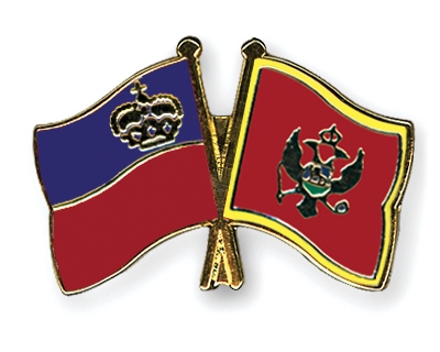 Fahnen Pins Liechtenstein Montenegro