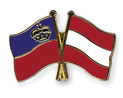 Fahnen Pins Liechtenstein sterreich