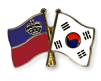 Fahnen Pins Liechtenstein Sdkorea