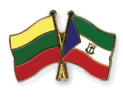 Fahnen Pins Litauen quatorialguinea