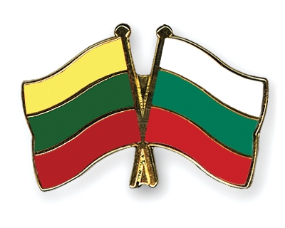 Fahnen Pins Litauen Bulgarien