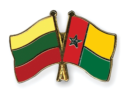 Fahnen Pins Litauen Guinea-Bissau