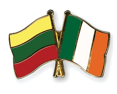 Fahnen Pins Litauen Irland