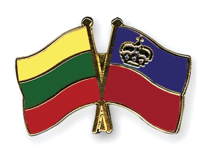 Fahnen Pins Litauen Liechtenstein