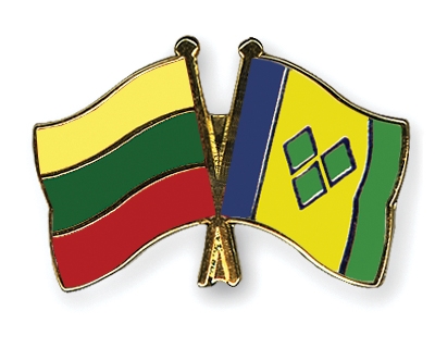 Fahnen Pins Litauen St-Vincent-und-die-Grenadinen