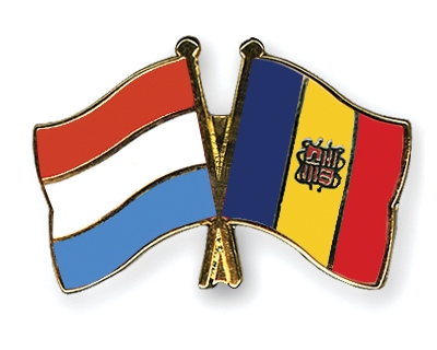 Fahnen Pins Luxemburg Andorra