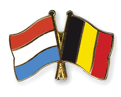 Fahnen Pins Luxemburg Belgien