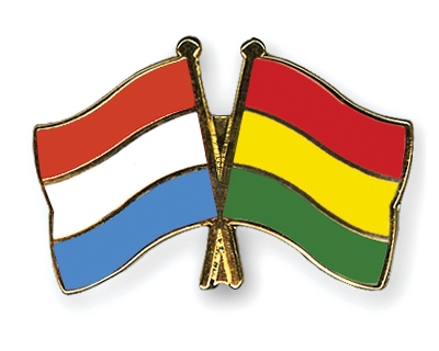 Fahnen Pins Luxemburg Bolivien