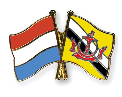 Fahnen Pins Luxemburg Brunei-Darussalam