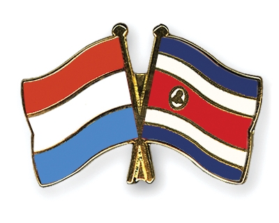 Fahnen Pins Luxemburg Costa-Rica