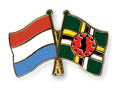 Fahnen Pins Luxemburg Dominica