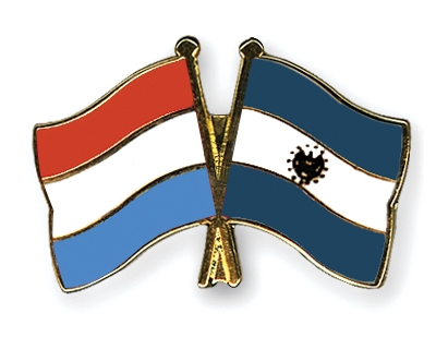 Fahnen Pins Luxemburg El-Salvador