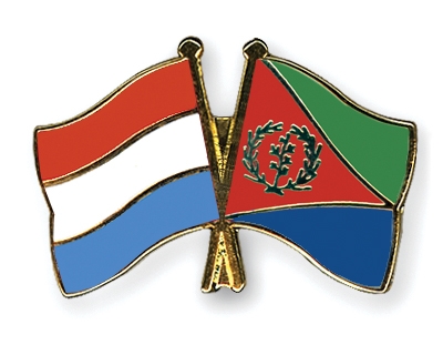 Fahnen Pins Luxemburg Eritrea