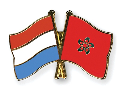 Fahnen Pins Luxemburg Hong-Kong