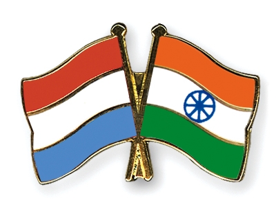 Fahnen Pins Luxemburg Indien