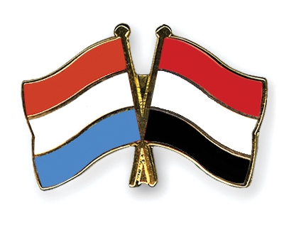 Fahnen Pins Luxemburg Jemen