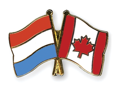Fahnen Pins Luxemburg Kanada